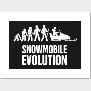 Snowmobile Evolution Posters and Art